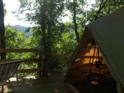 Location de particuliers � particuliers Le Nid Vert Tente insolite, vue, terrasse, plein c�ur du Parc Naturel De Causses du Quercy Chambres d'hotes Lot photo 7