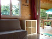 Location de particuliers � particuliers Location de chalet en bois au Camping de la Sens�e Chalet Nord photo 2