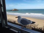 Location de particuliers � particuliers SAINT-MALO ap T2 TB VUE/MER devant plage du sillon Location saisonni�re Ille et Vilaine photo 15